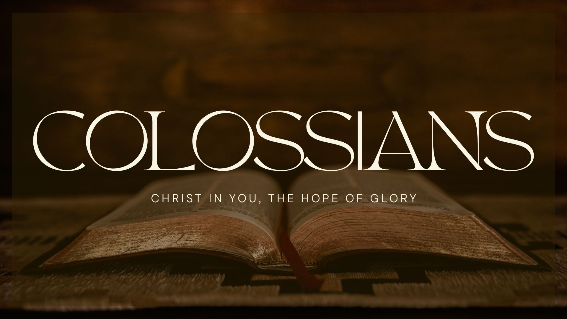 Colossians – Bible Baptist Church